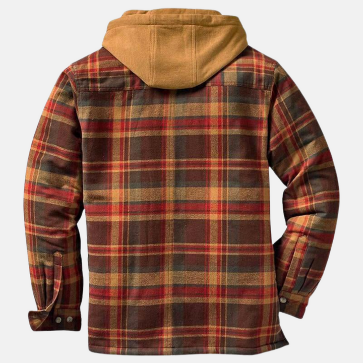 Rowan | Rugged Hooded Plaid Jacket