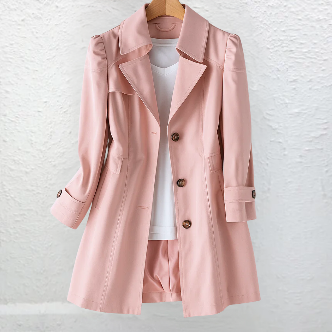 Noemie | Vintage Trench Collar Coat