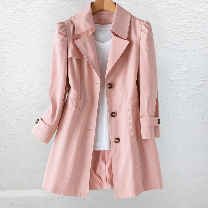 Noemie | Vintage Trench Collar Coat