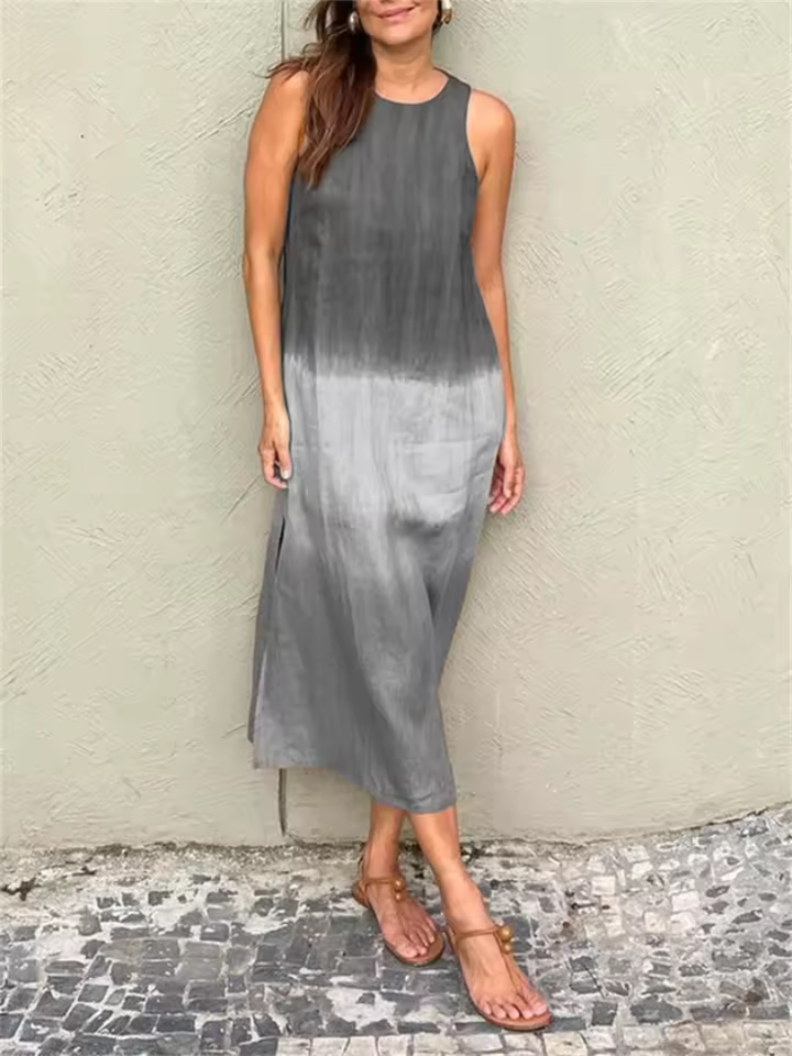 Pearl | Casual Sleeveless Round Neck Dress