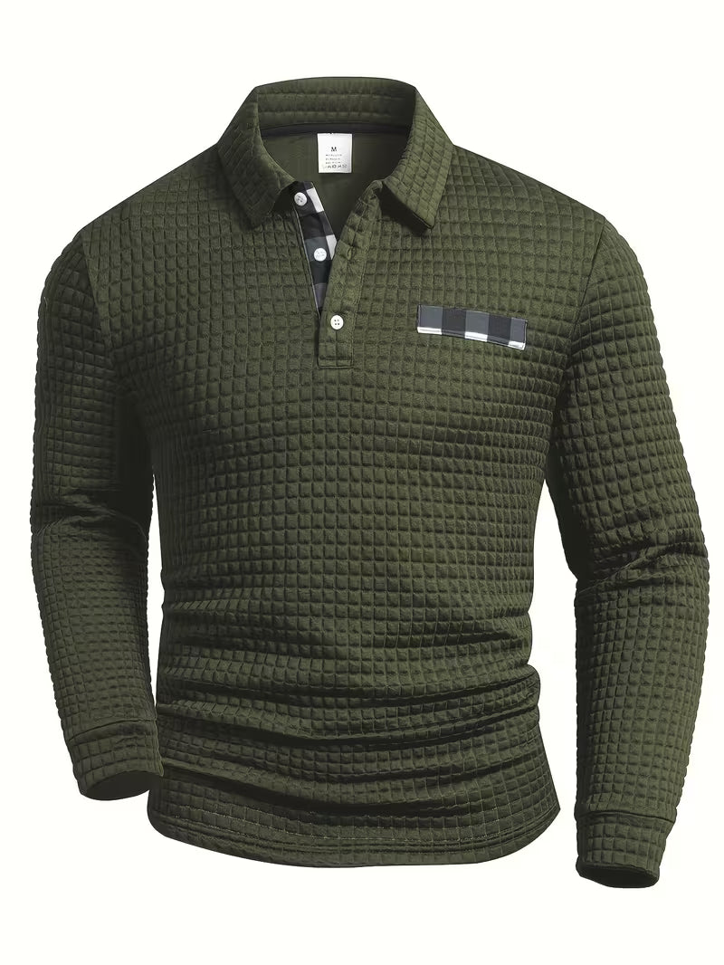 Sullivan | Stylish Plaid Pattern Button Up Shirt
