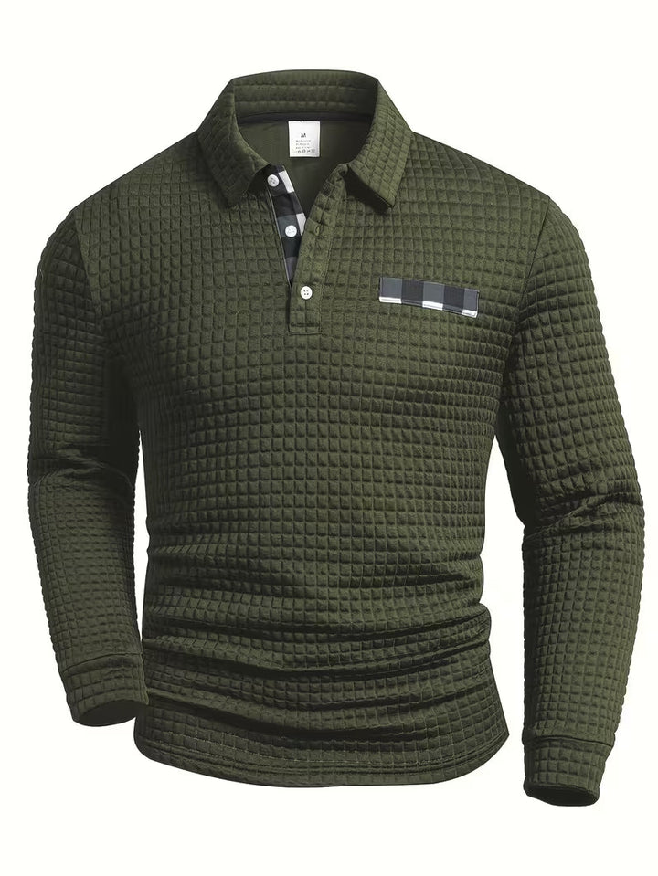 Sullivan | Stylish Plaid Pattern Button Up Shirt