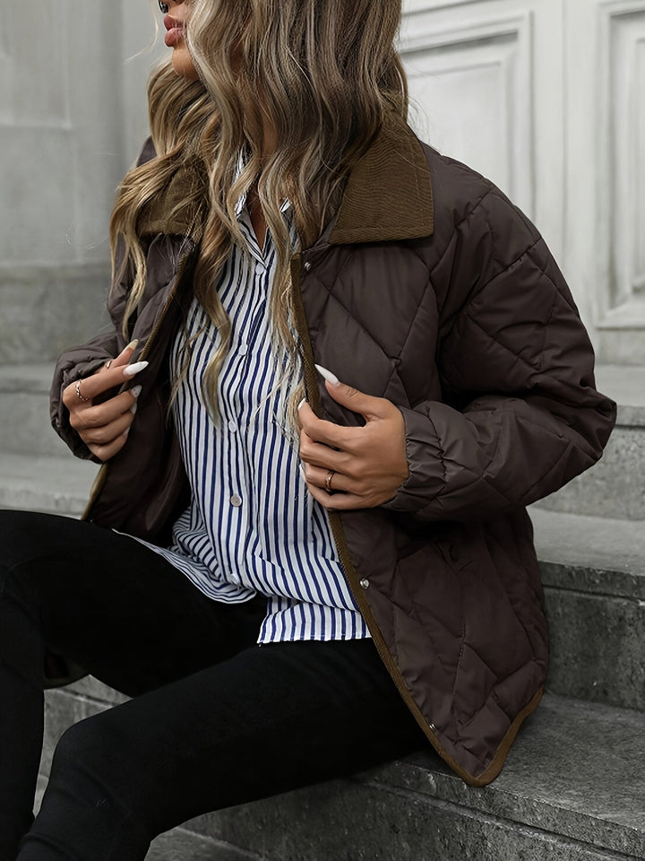 Rosalind | Quilted Diamond Padded Jacket