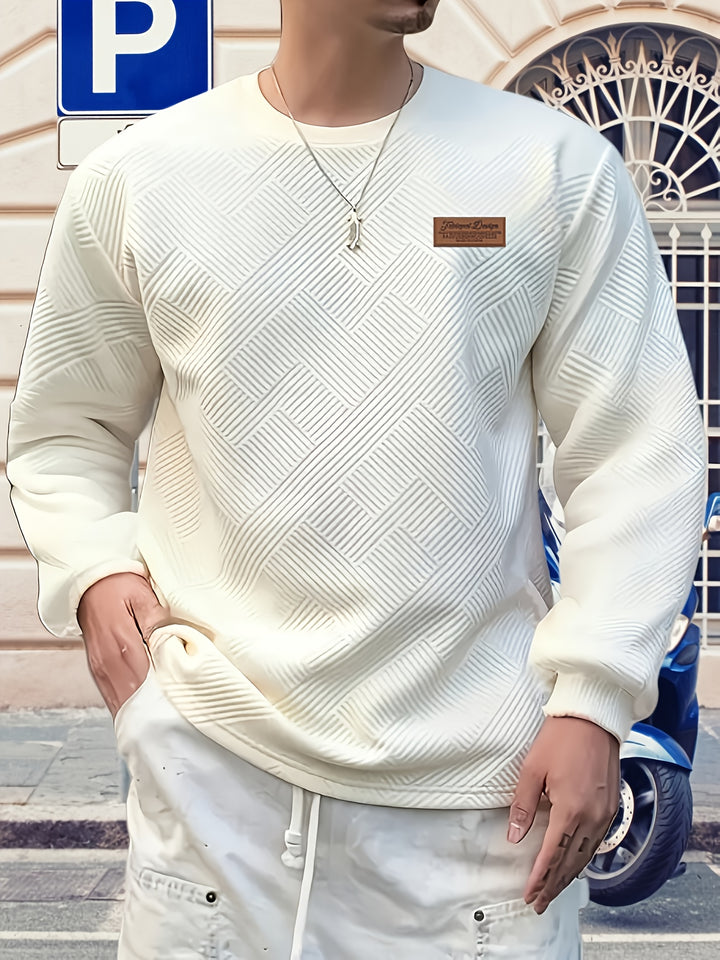 Clifford | Textured Crew Neck Sweatshirt