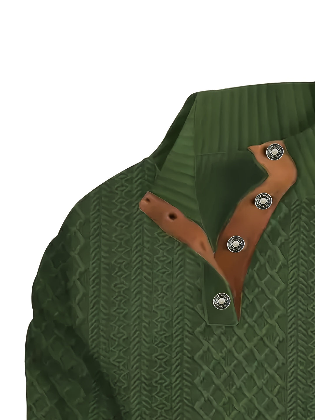 Sawyer | Textured Stand-Collar Sweater
