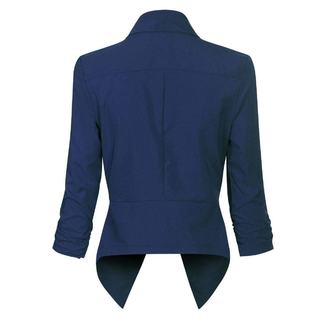 Vera | Open-Front Draped Blazer