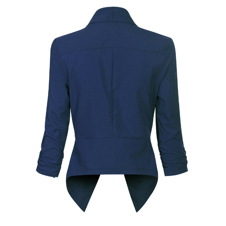 Vera | Open-Front Draped Blazer