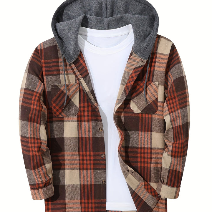 Rory | Rugged Hooded Button-Up Shirt
