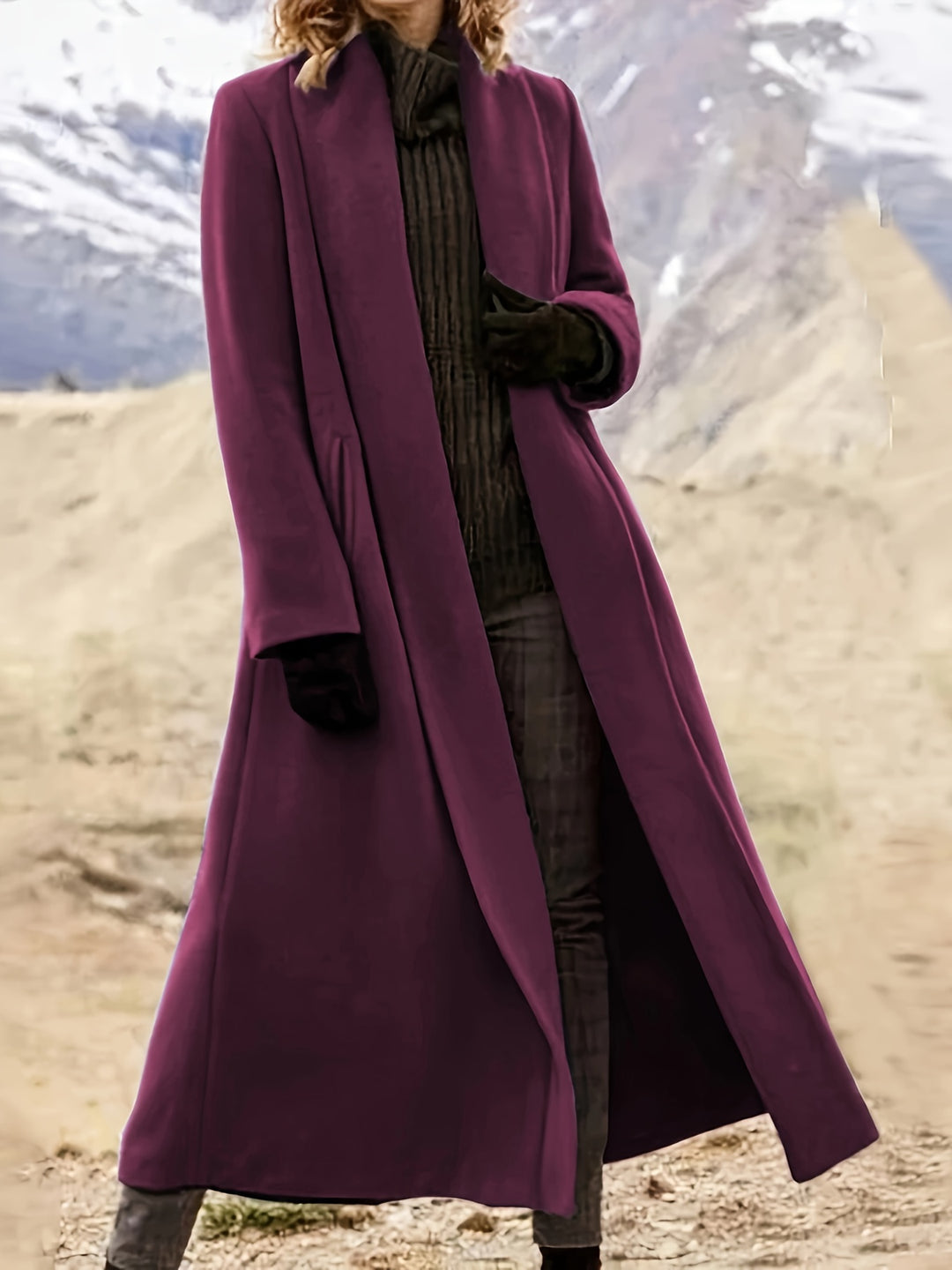 Sylvia | Flowing Longline Coat