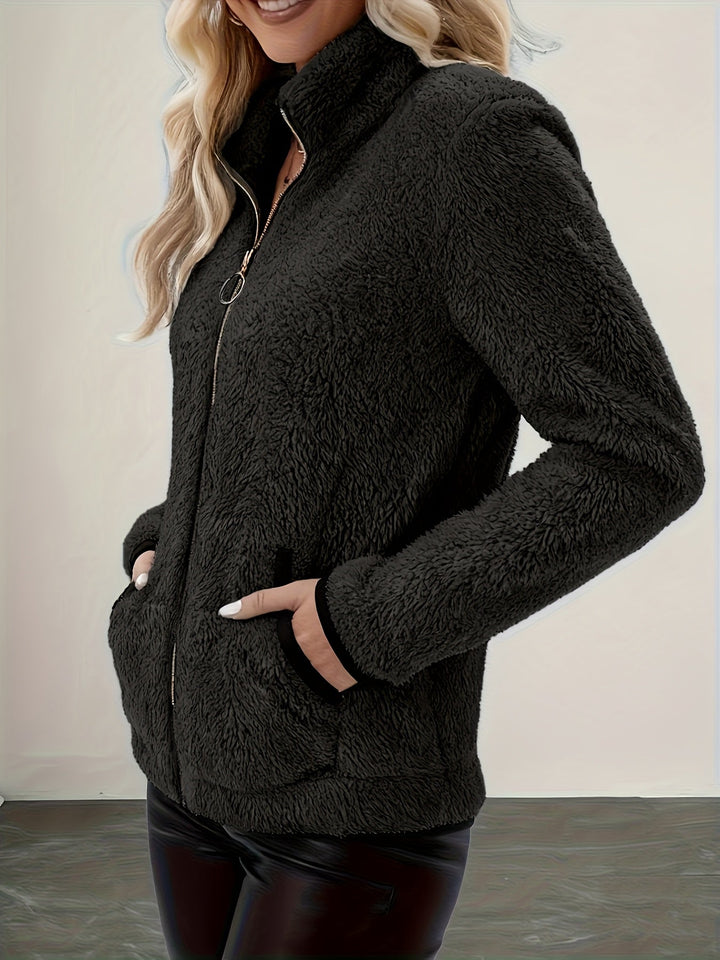 Marion | Cosy Plush Zip-Up Jacket