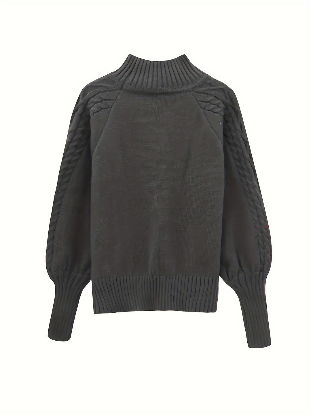 Diane | Textured Half-Collar Sweater