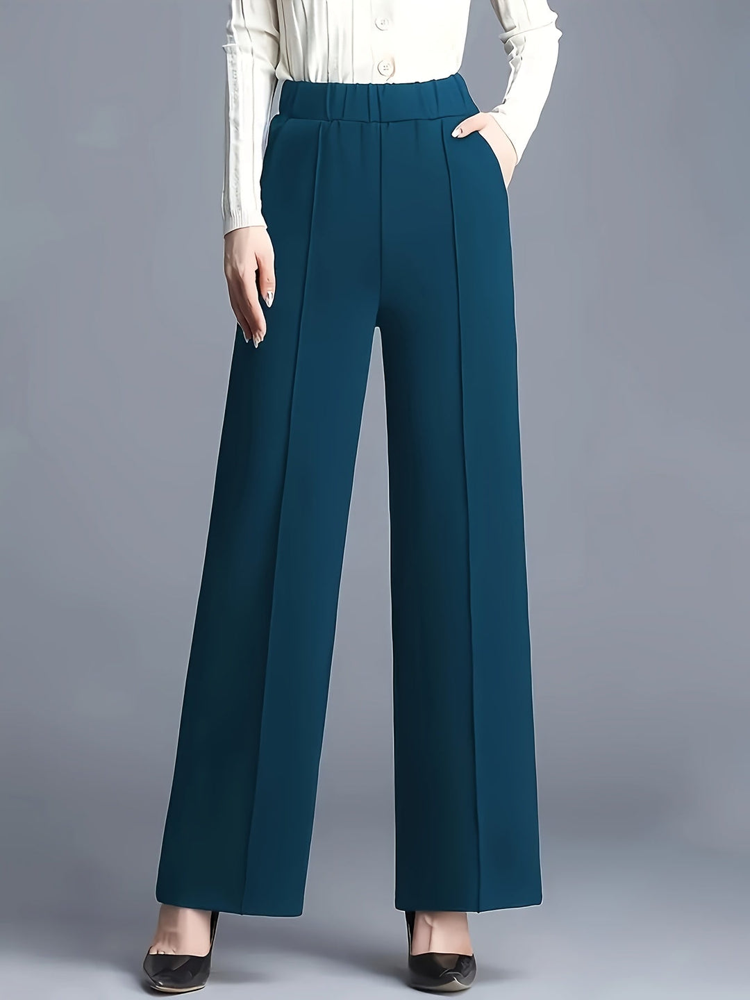 Vivian | High-Waisted Wide-Leg Pants