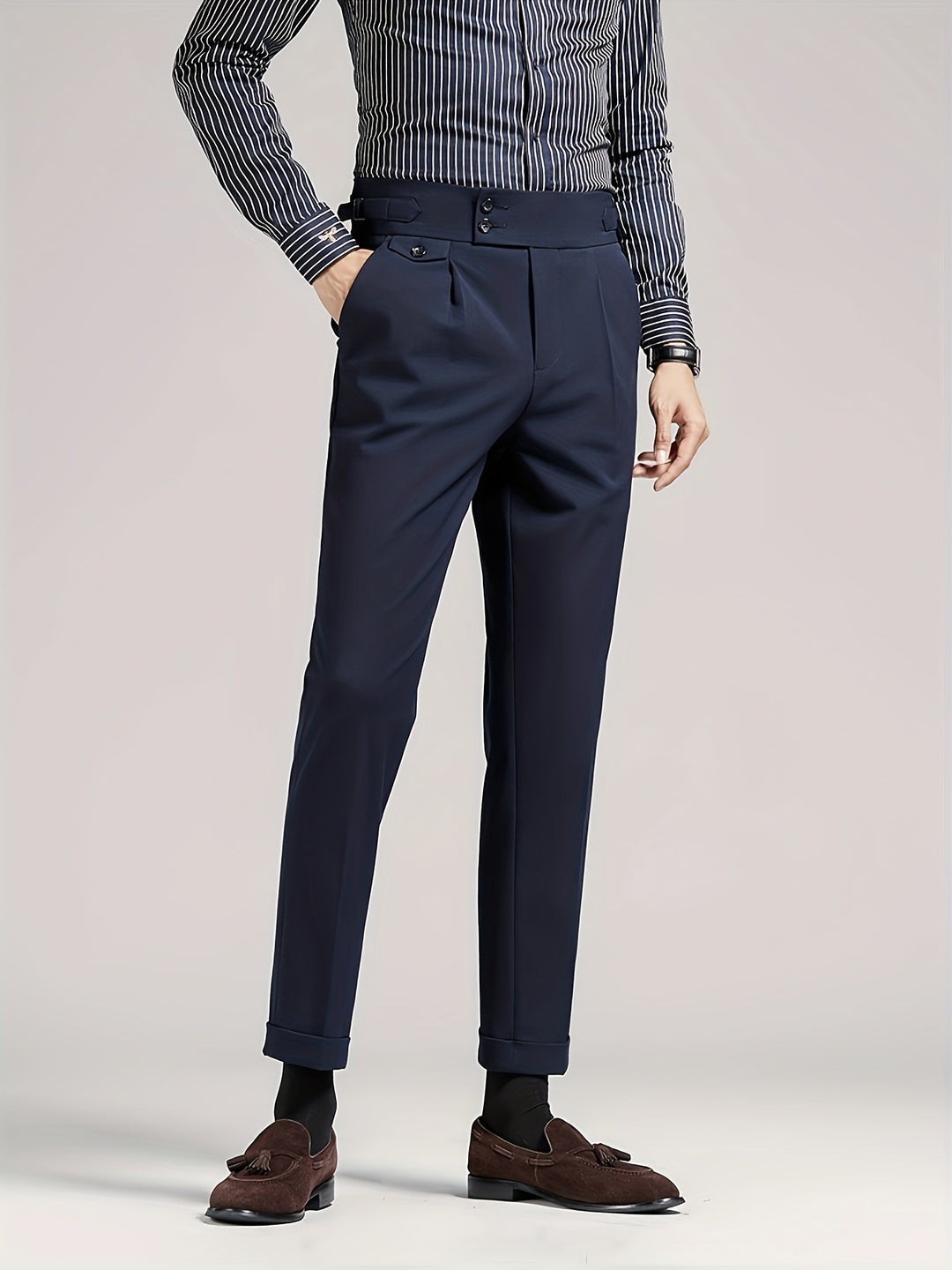Reginald | Tailored Single-Pleat Pants