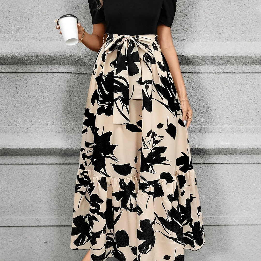 Elena | Floral Print Maxi Dress