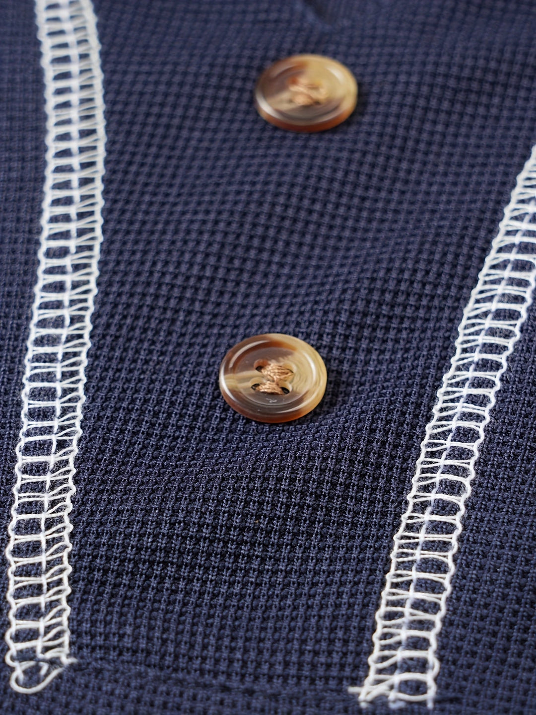 Sawyer | Textured Short Sleeve Henley