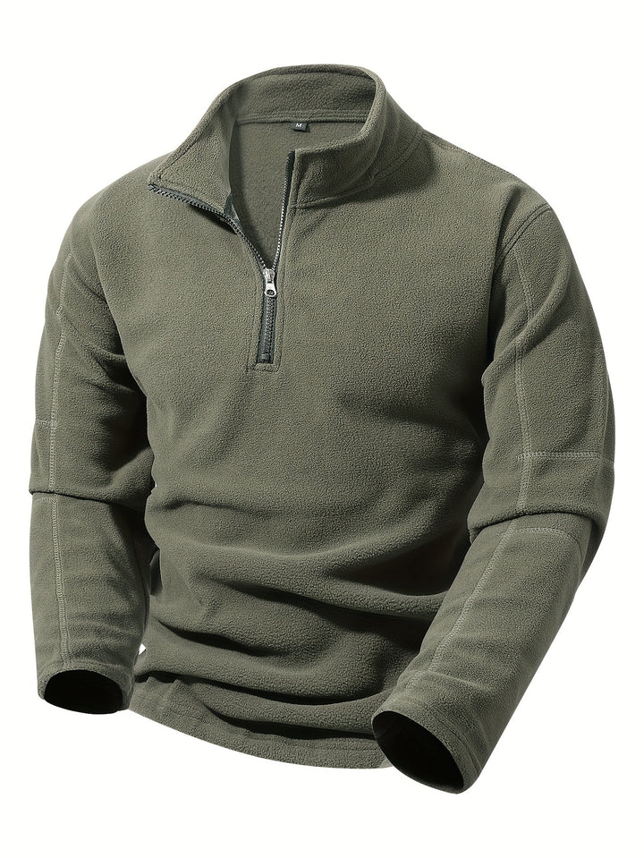 Rupert | Stand-Collar Half-Zip Pullover