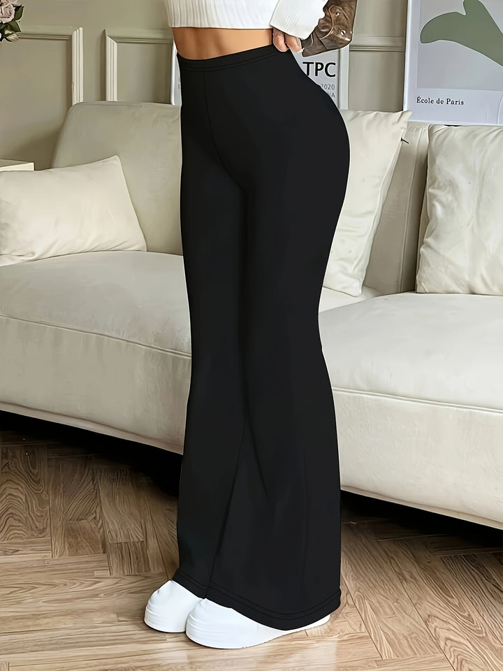 Genevieve | High-Waist Flared Pants