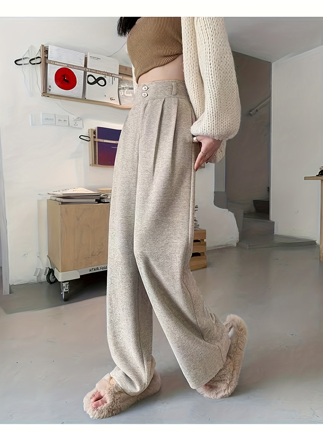 Gwyneth | High-Waisted Wide-Leg Pants