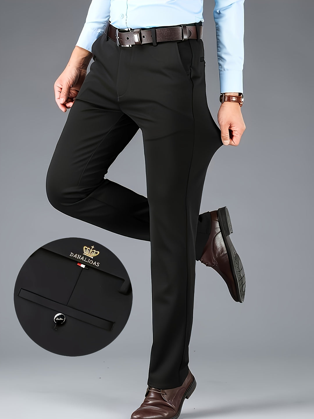 Lawrence | Tailored Straight-Leg Dress Pants
