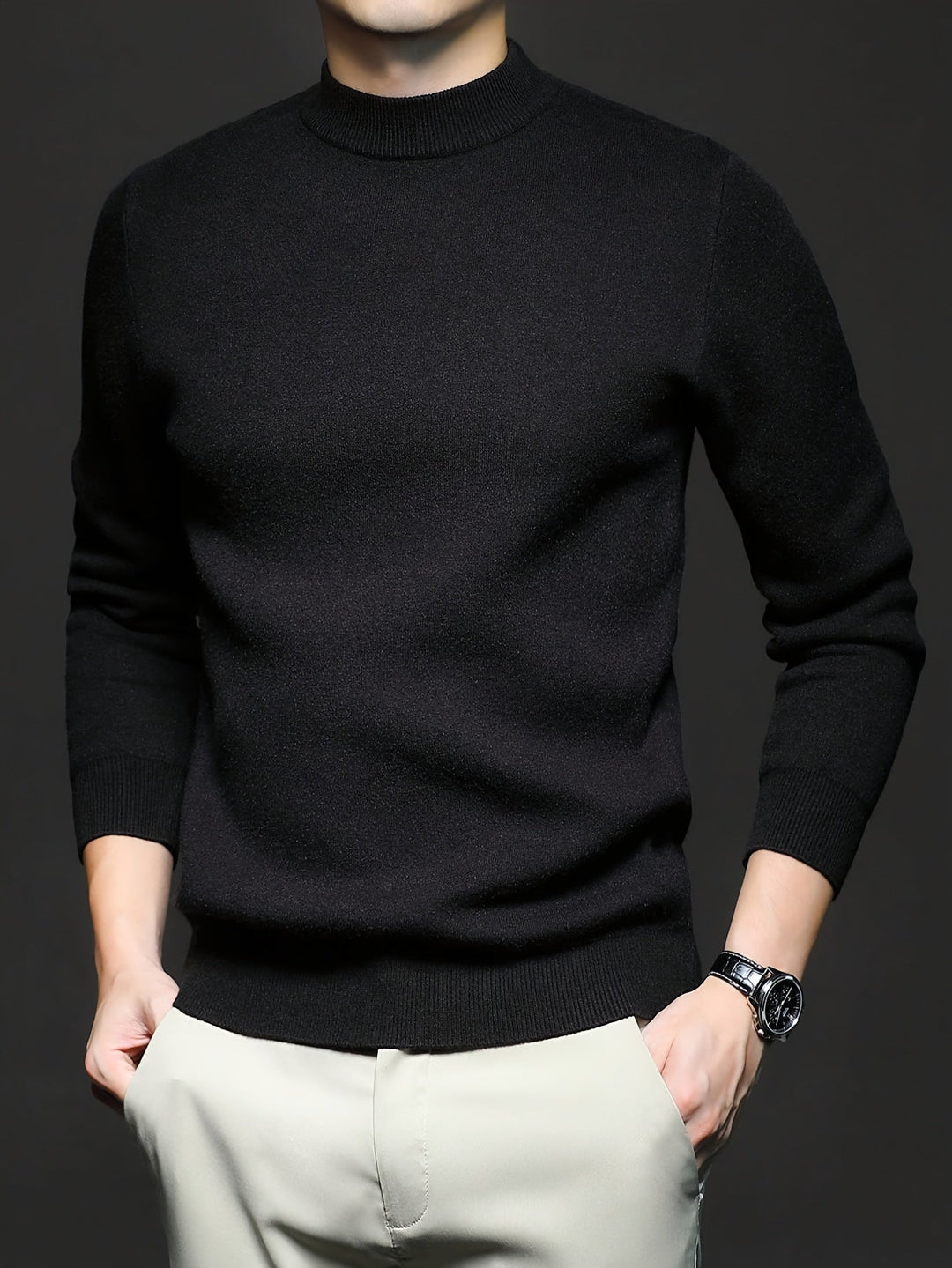 Harlan | Refined High-Neck Sweater
