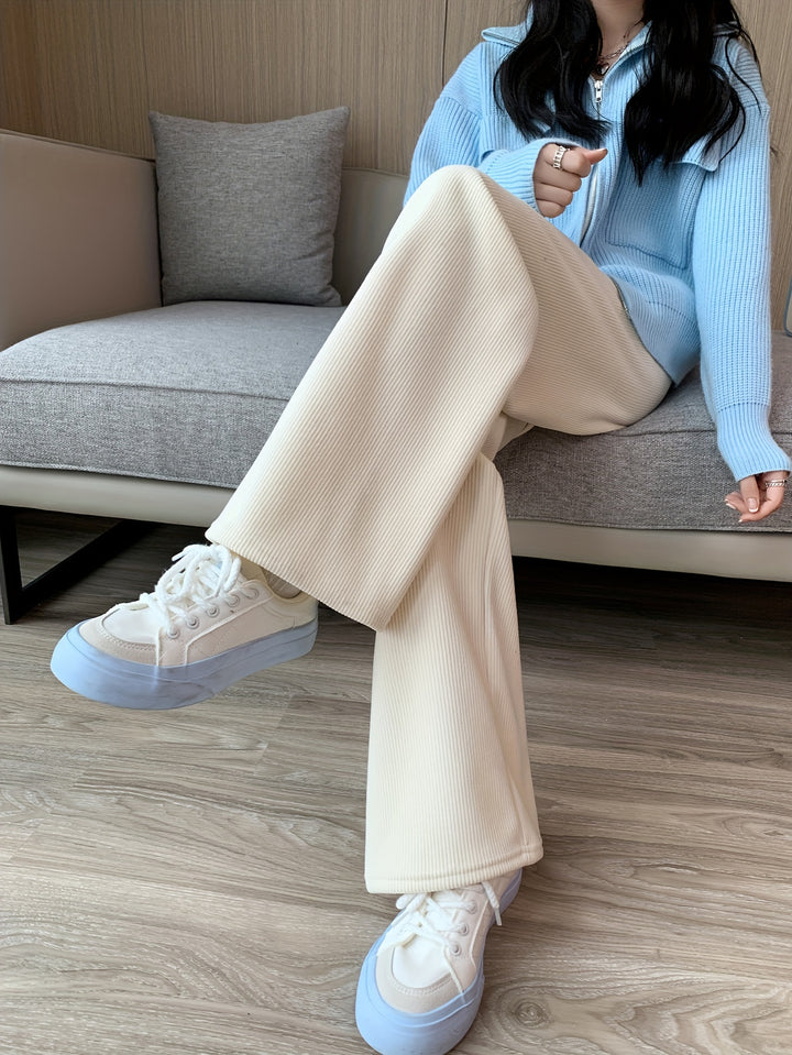 Lorraine | Cozy Wide-Leg Pants