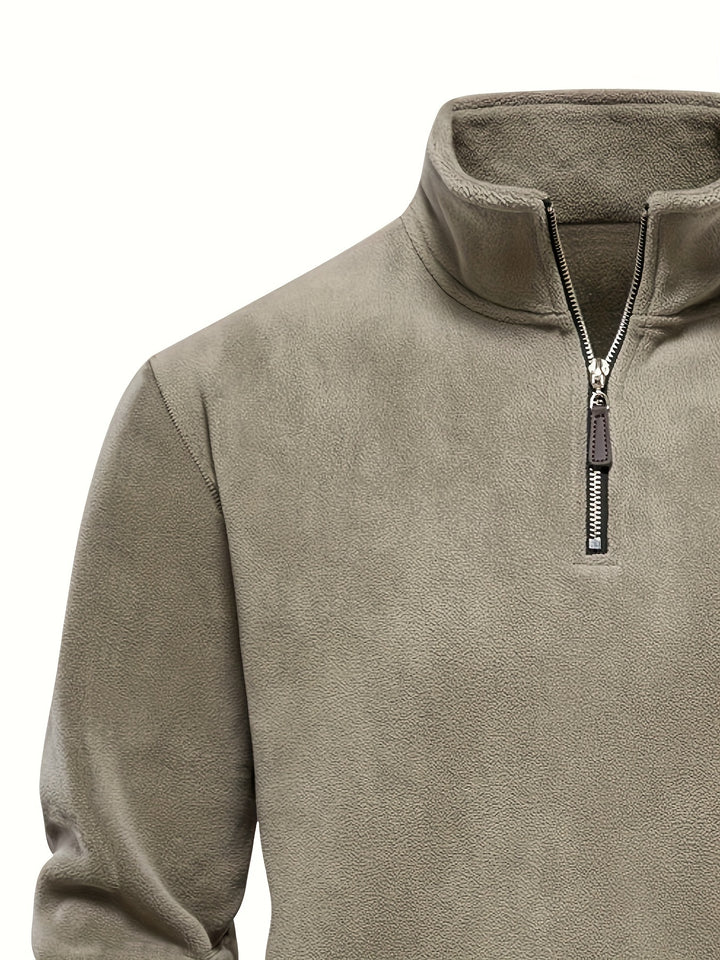 Roland | Stand-Collar Half-Zip Pullover