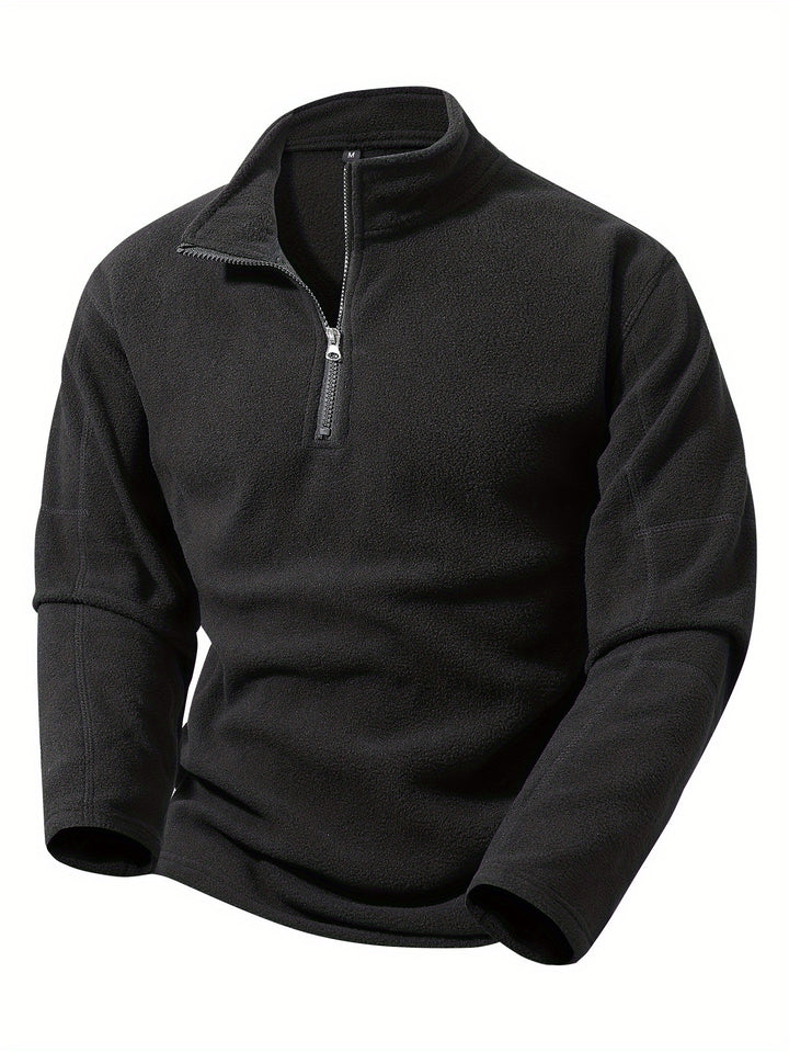 Rupert | Stand-Collar Half-Zip Pullover