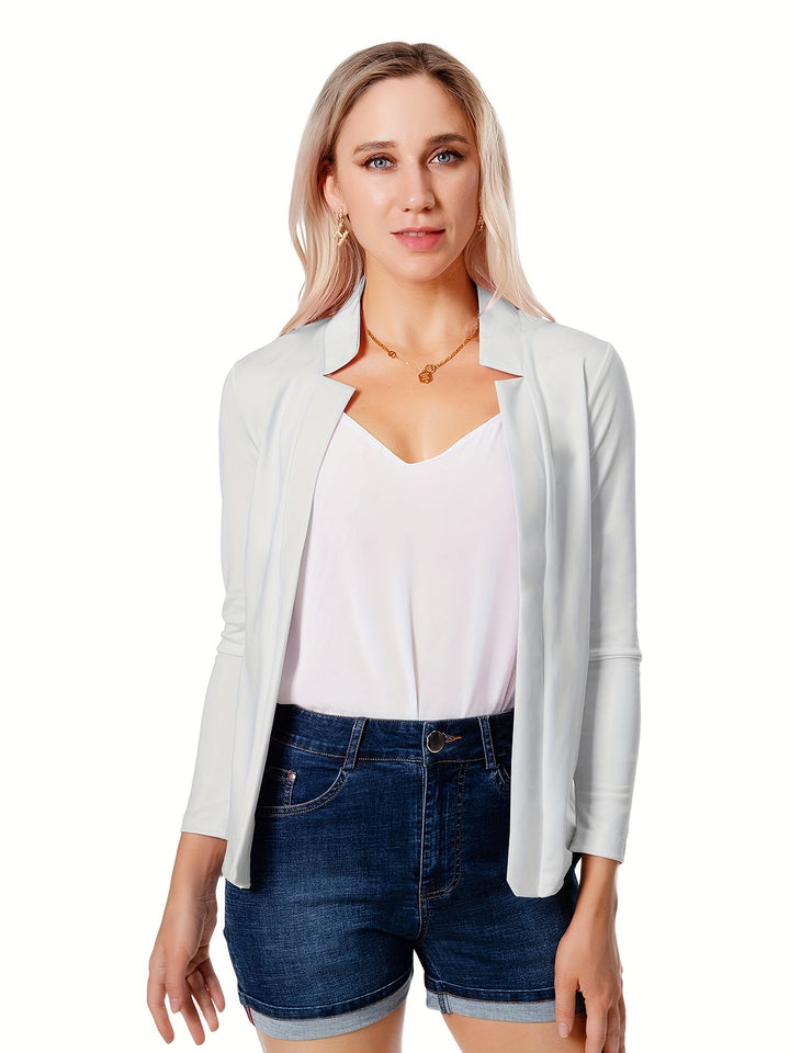Marguerite | Open Front Tailored Blazer