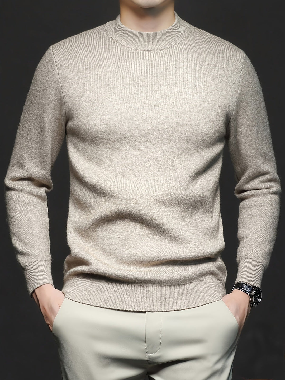 Harlan | Refined High-Neck Sweater
