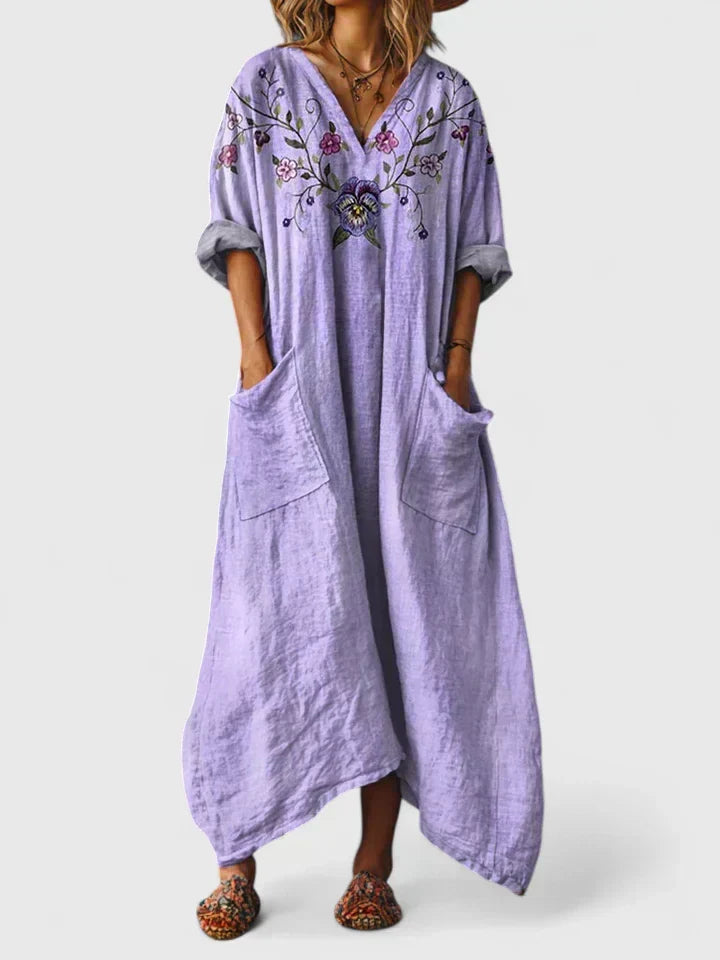 Aurora | Elegant Oversize Pocket Dress