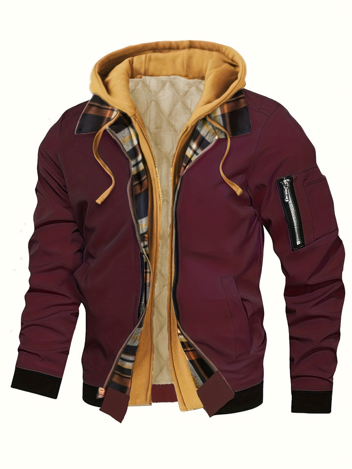 Silas | Hooded Layered Jacket