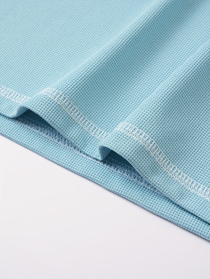 Sawyer | Textured Short Sleeve Henley