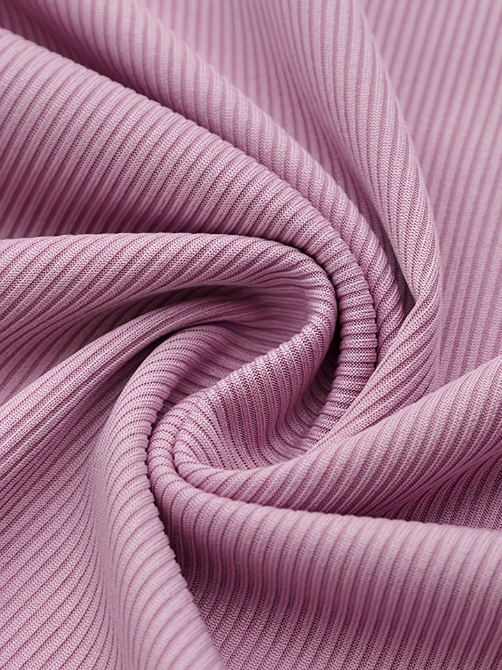 Priscilla | Ribbed Zip-Neck Top