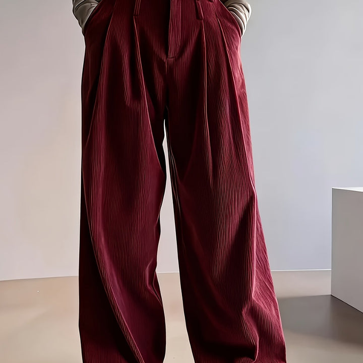 Harriet | Pleated Wide-Leg Pants