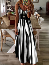 Jessa | Stylish Thin Straps V-Neck Dress