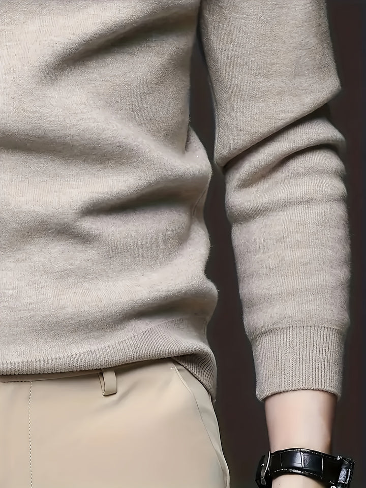 Calvin | Refined Mock Neck Sweater