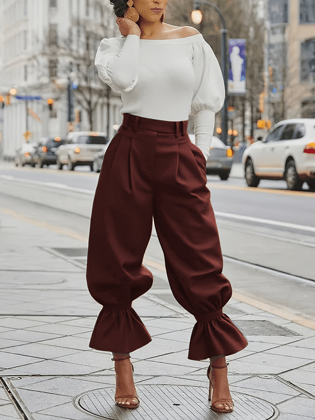 Cora | High-Waist Lantern Pants