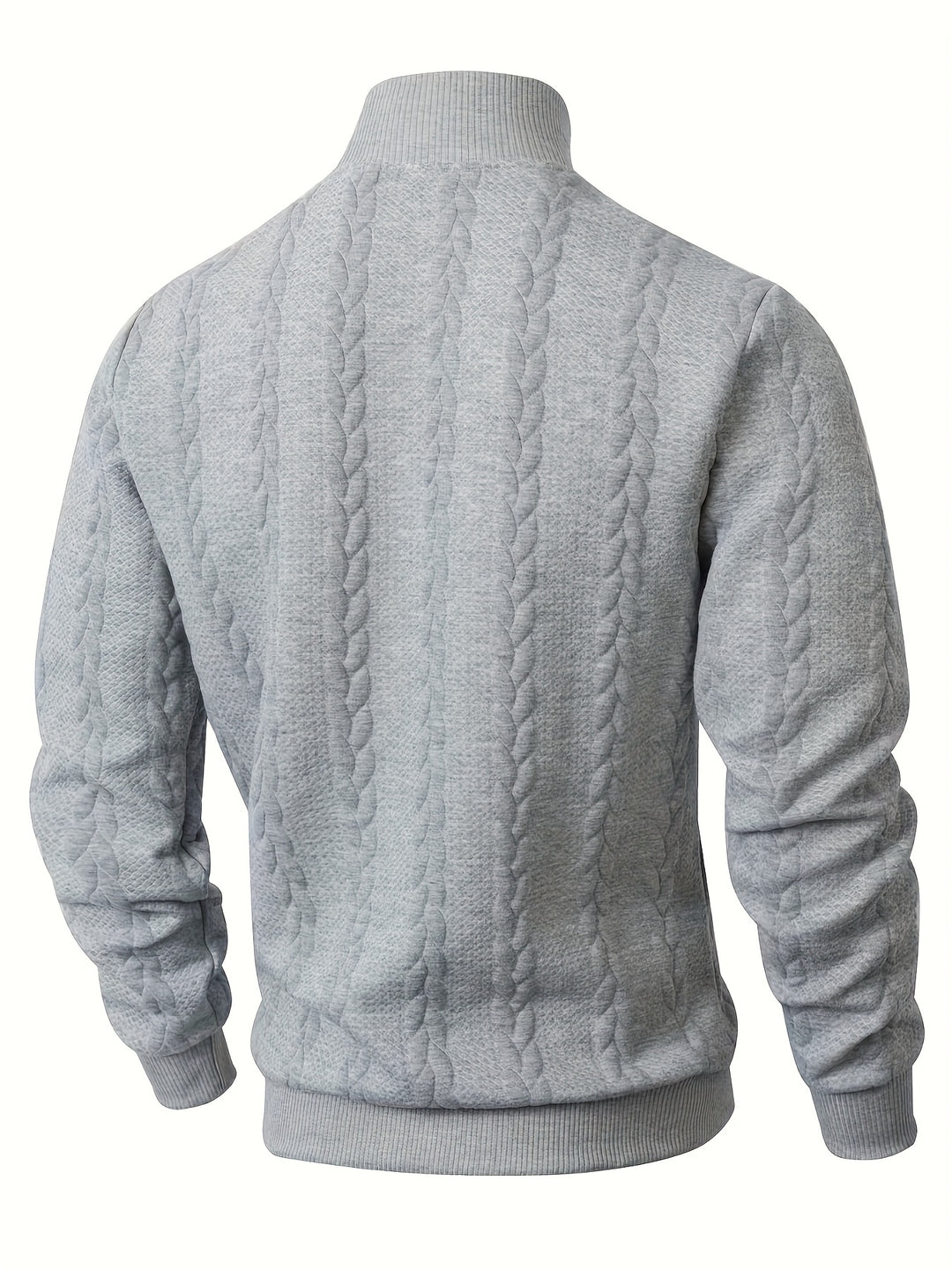 Cormac | Textured Mock-Neck Sweater