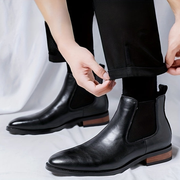 Percy | Refined Pointed Chelsea Boots