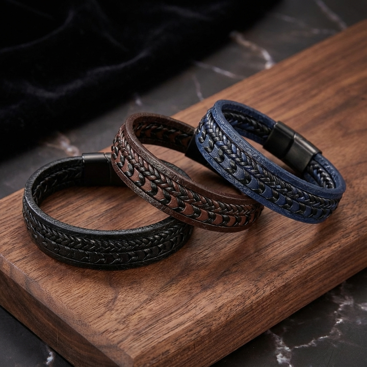Nolan | Classic Braided Viking Bracelet