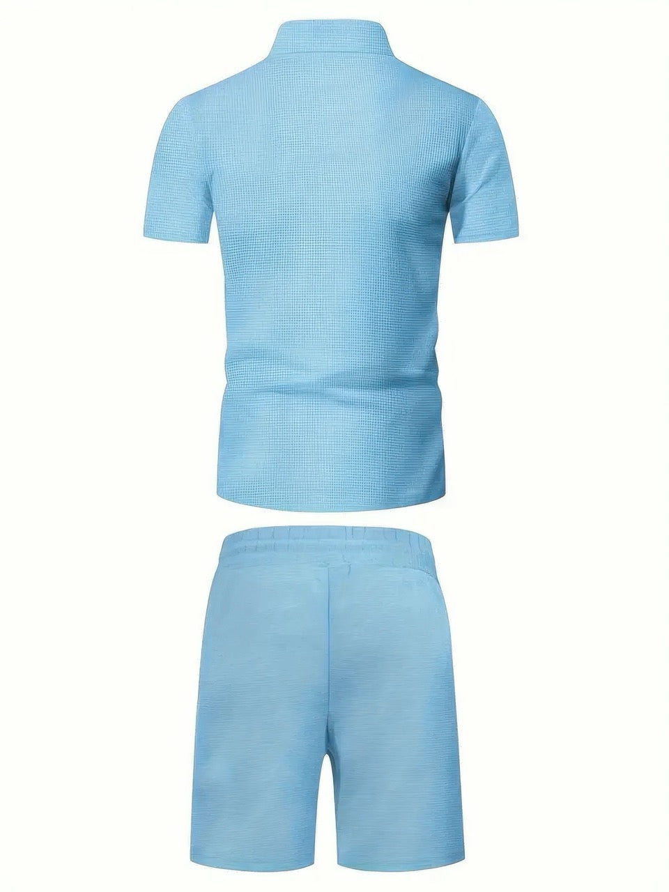 Olivier | Classic Zipper Shirt and Short Set