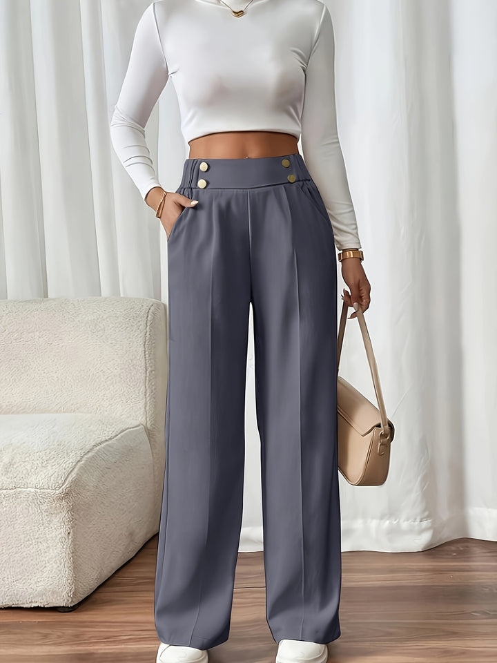 Florence | High-Waisted Wide-Leg Pants