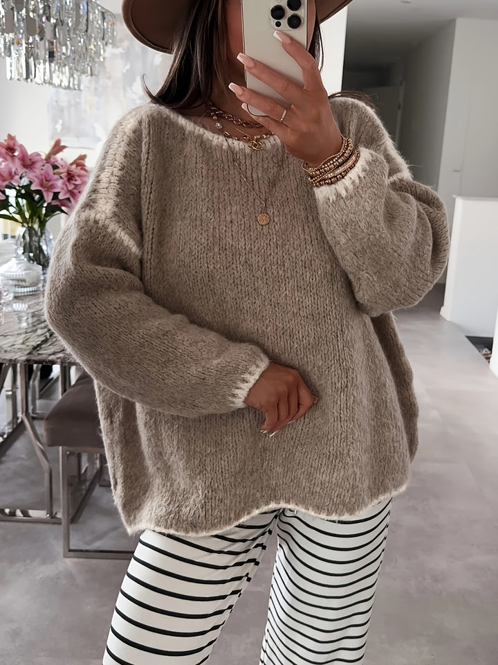 Corinna | Relaxed Boat-Neck Sweater