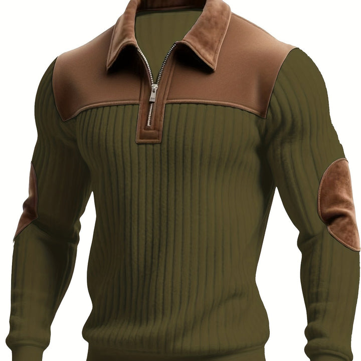 Emory | Refined Quarter-Zip Sweater