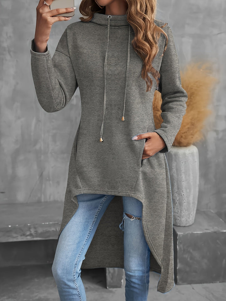 Marlena | Relaxed High-Low Hooded Tunic