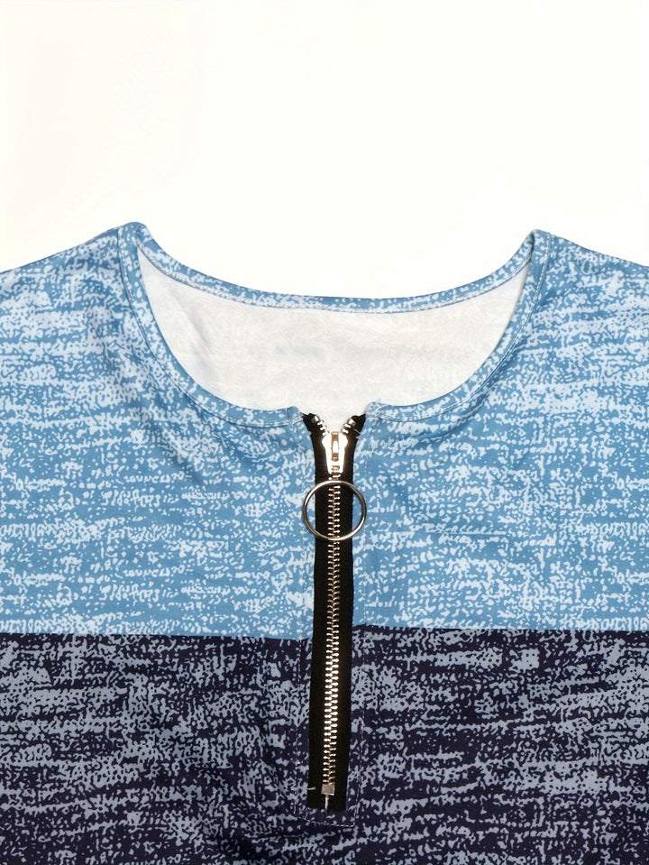 Marianne | Quarter-Zip Long Sleeve Top
