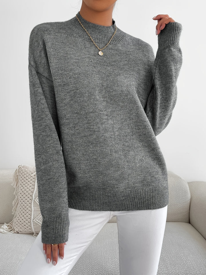 Lucille | Cozy Mock Neck Sweater