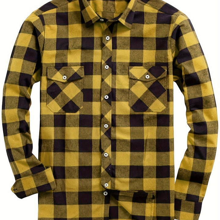 Grady | Classic Plaid Button-Up Shirt