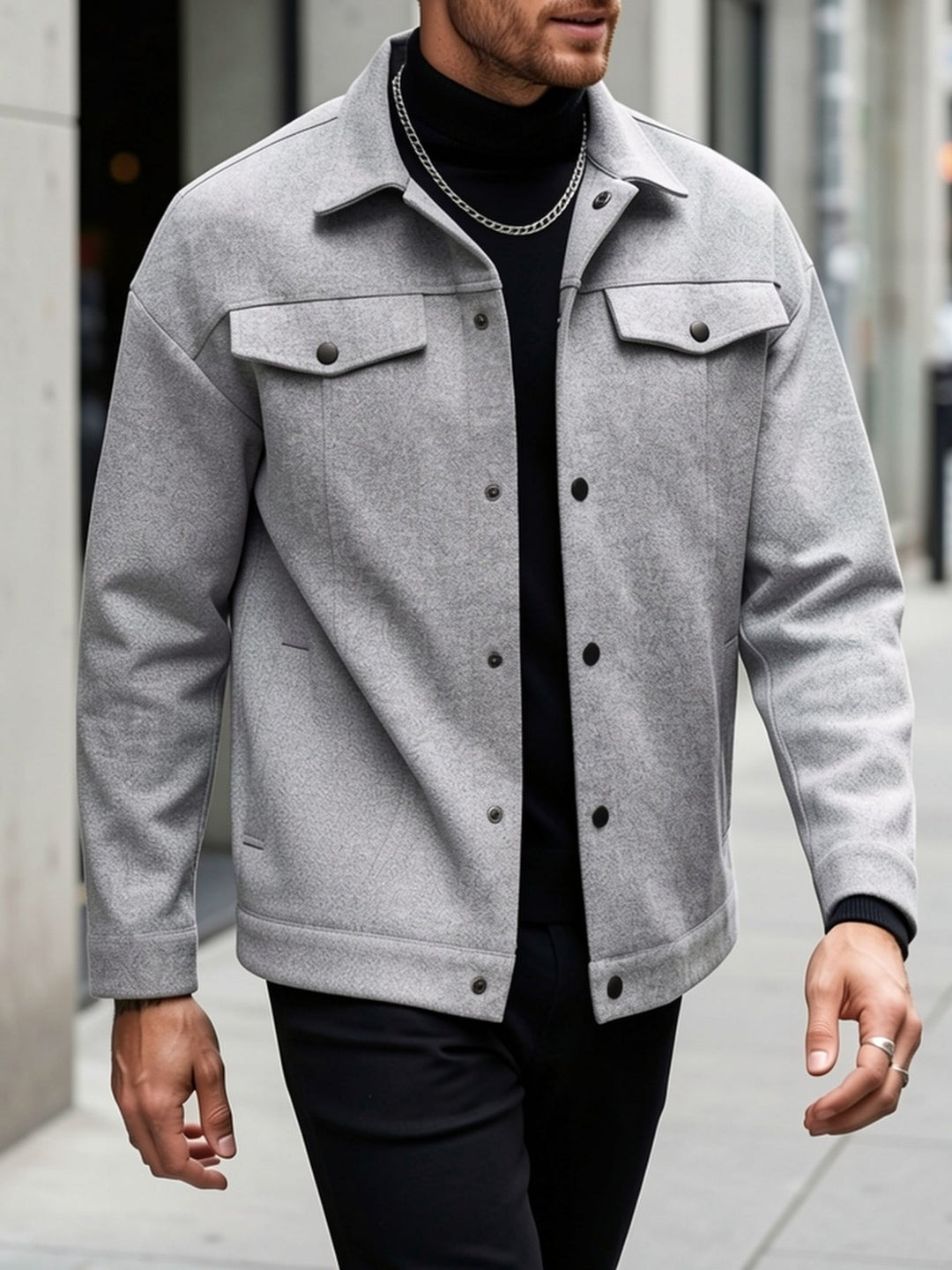 Harrison | Textured Everyday Utility Jacket