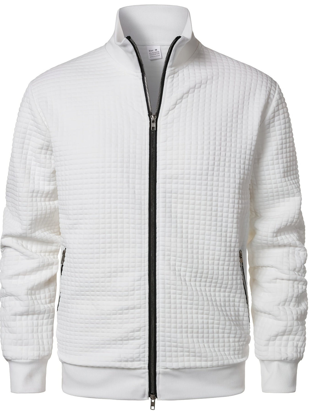 Sullivan | Textured Stand-Collar Zip Jacket